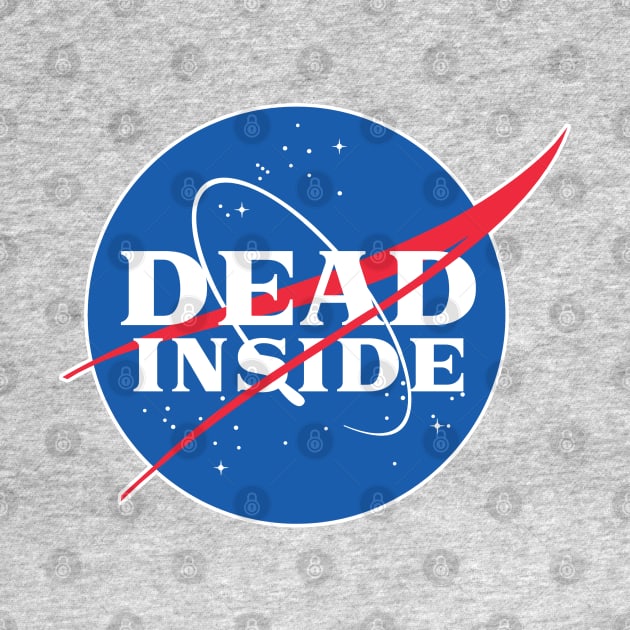 DEAD INSIDE - Nasa Parody Logo Design by DankFutura